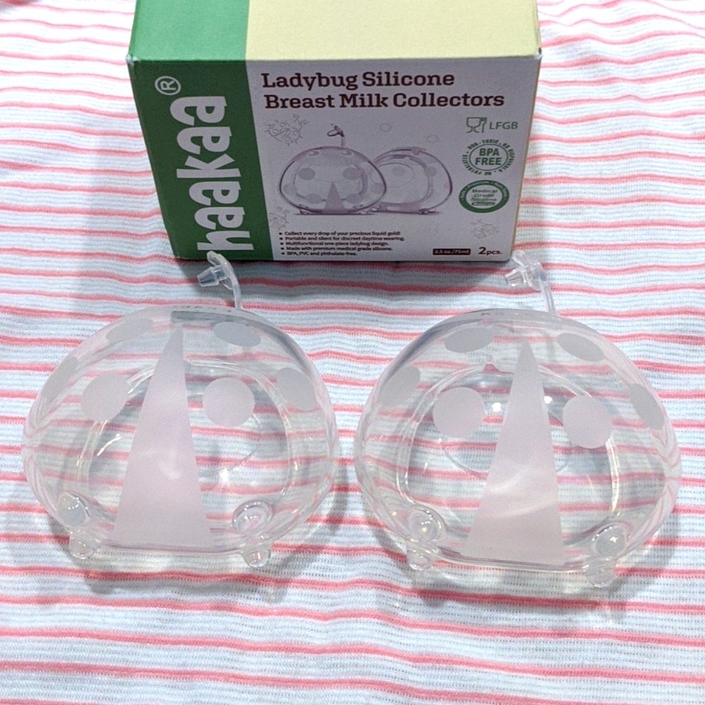 Haakaa ladybug silicone breast milk collector